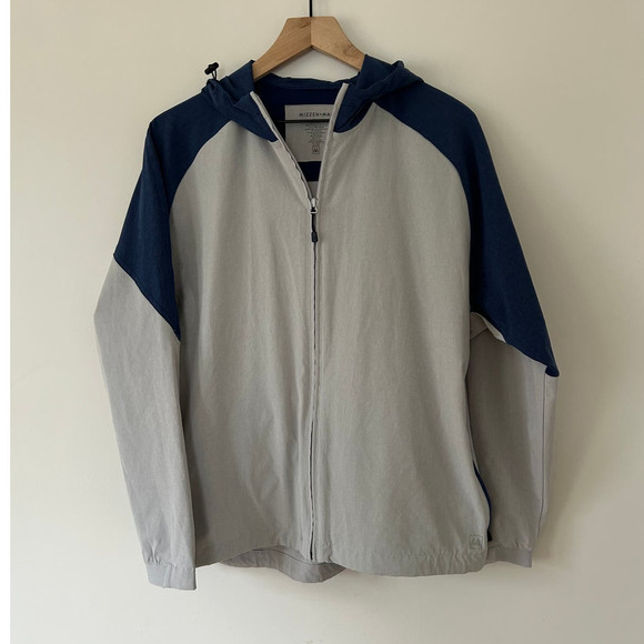 Mizzen + Main Hydrashift Full-Zip Hooded Windbreaker Jacket Size Medium - Picture 3 of 9